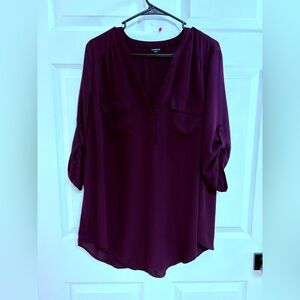 Torrid Deep Purple Women's Blouse size 0